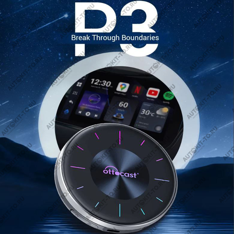 Адаптер OttoCast PCS46 OttoAibox Picasou 3 8/128 QCM6125 Android 12